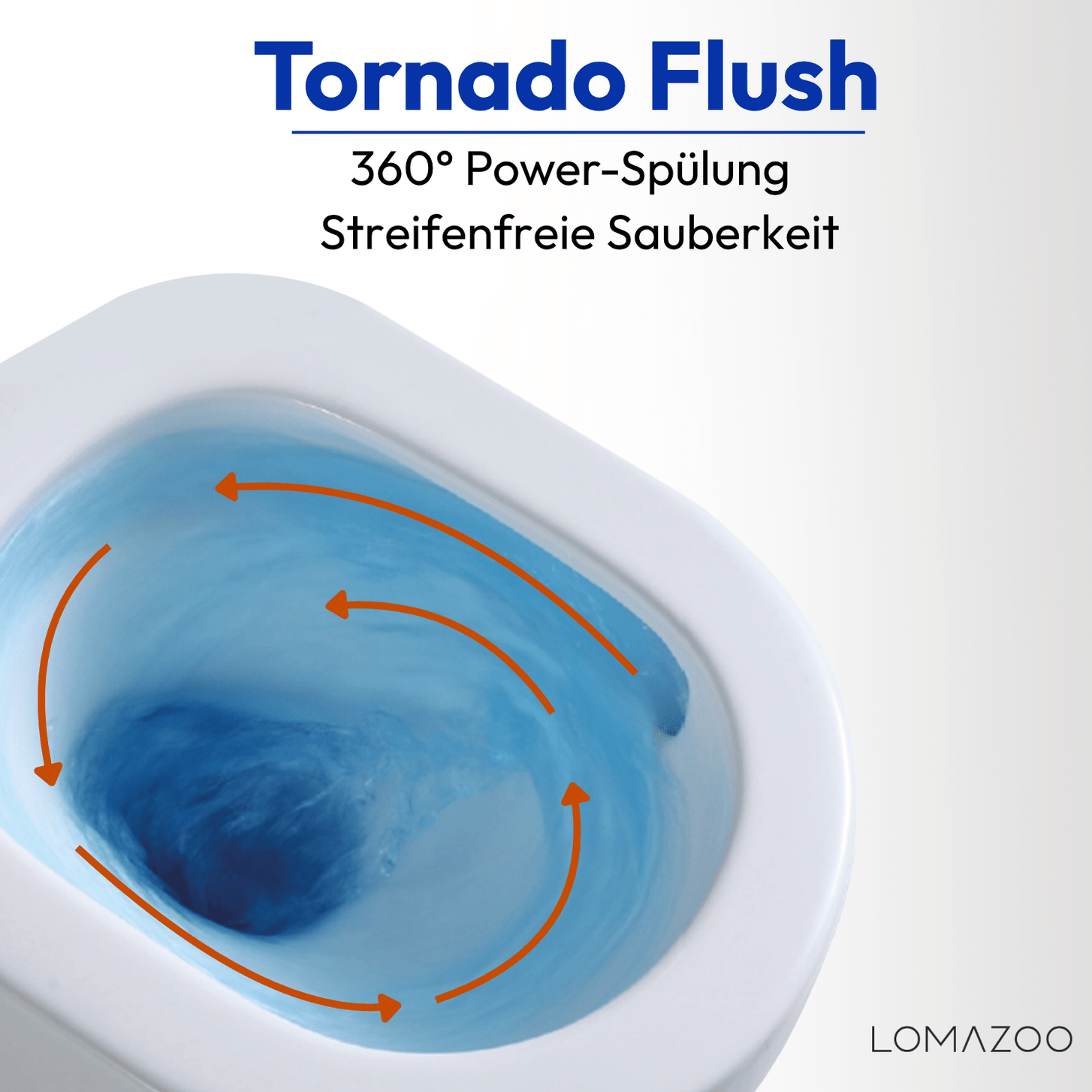 Hangtoilet met Inbouwreservoir - Rond Wit - Drukplaat Rond Gunmetal - Linea - lomazoo.com