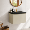 MODENA Greige - Waschbecken Schwarz - 60 cm
